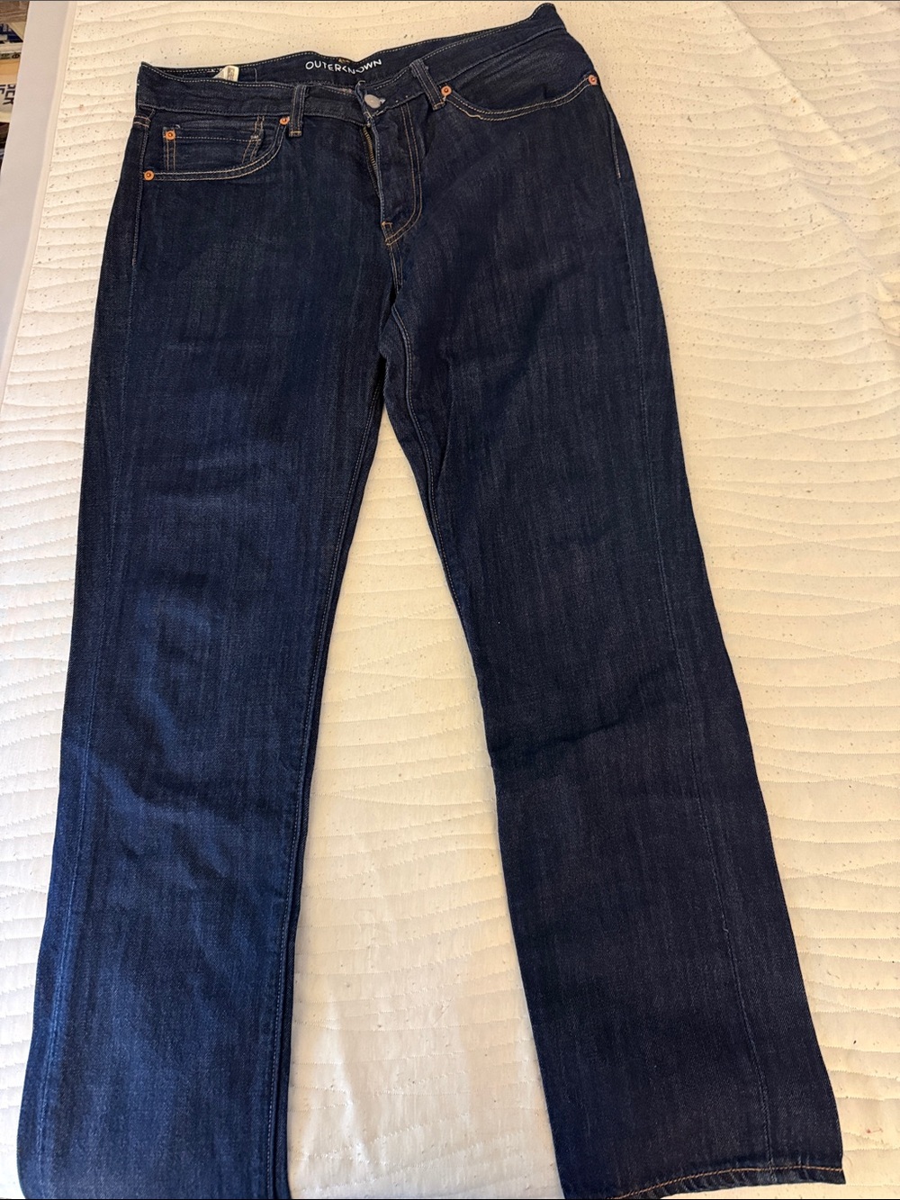 Outerknown SEA Jeans x Levi’s 511 Slim Fit Dark Wash Denim Men’s 33x32